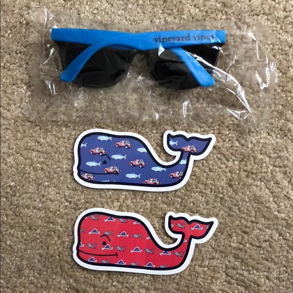 Vineyard Vines Accessories - New Vineyard Vines sunglasses and 2 stickers
